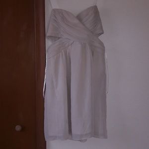 Chalk grey  color dress